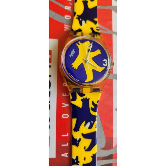 Swatch watch BESTIONE GJ113 1994 Standard Gents New old stock - Picture 4 of 8